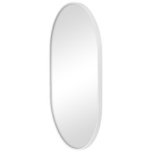 90cm Nova Oval Aluminium Wall Mirror